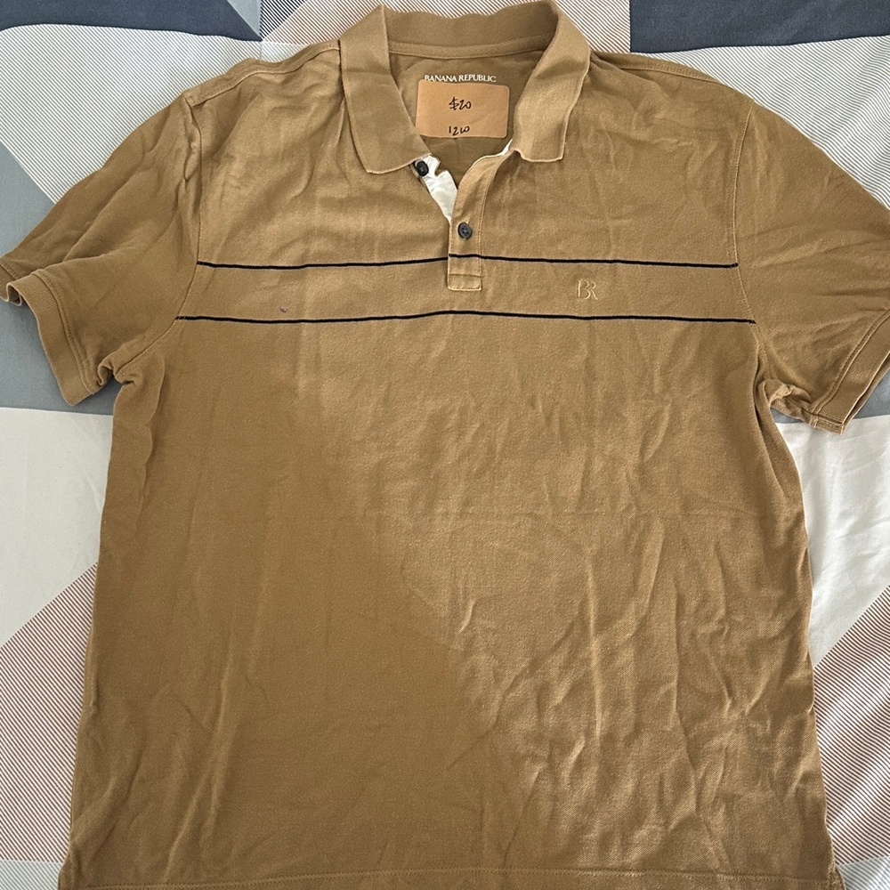 Banana Republic Men's Brown Polo Shirt